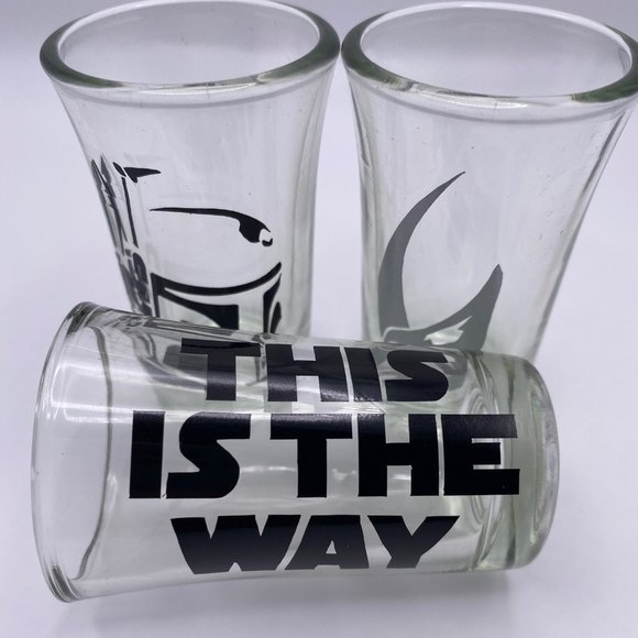 This is the way Mandalorian shot glass set - Picture 1 of 3